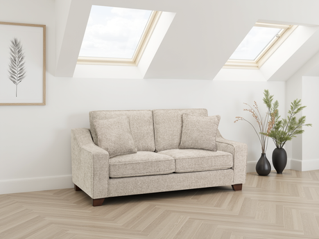 Nebraska Sofa Stone 3 Seater - Ready2Go Furniture