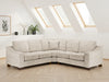 Stone Woven Fabric Large Corner Group Sofa