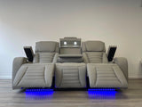 Hermes 3+2 Electric Recliner Sofa Set with LED Lights & Wireless Charging