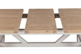 Doune Refectory Dining Table 19002350 Extending Taupe