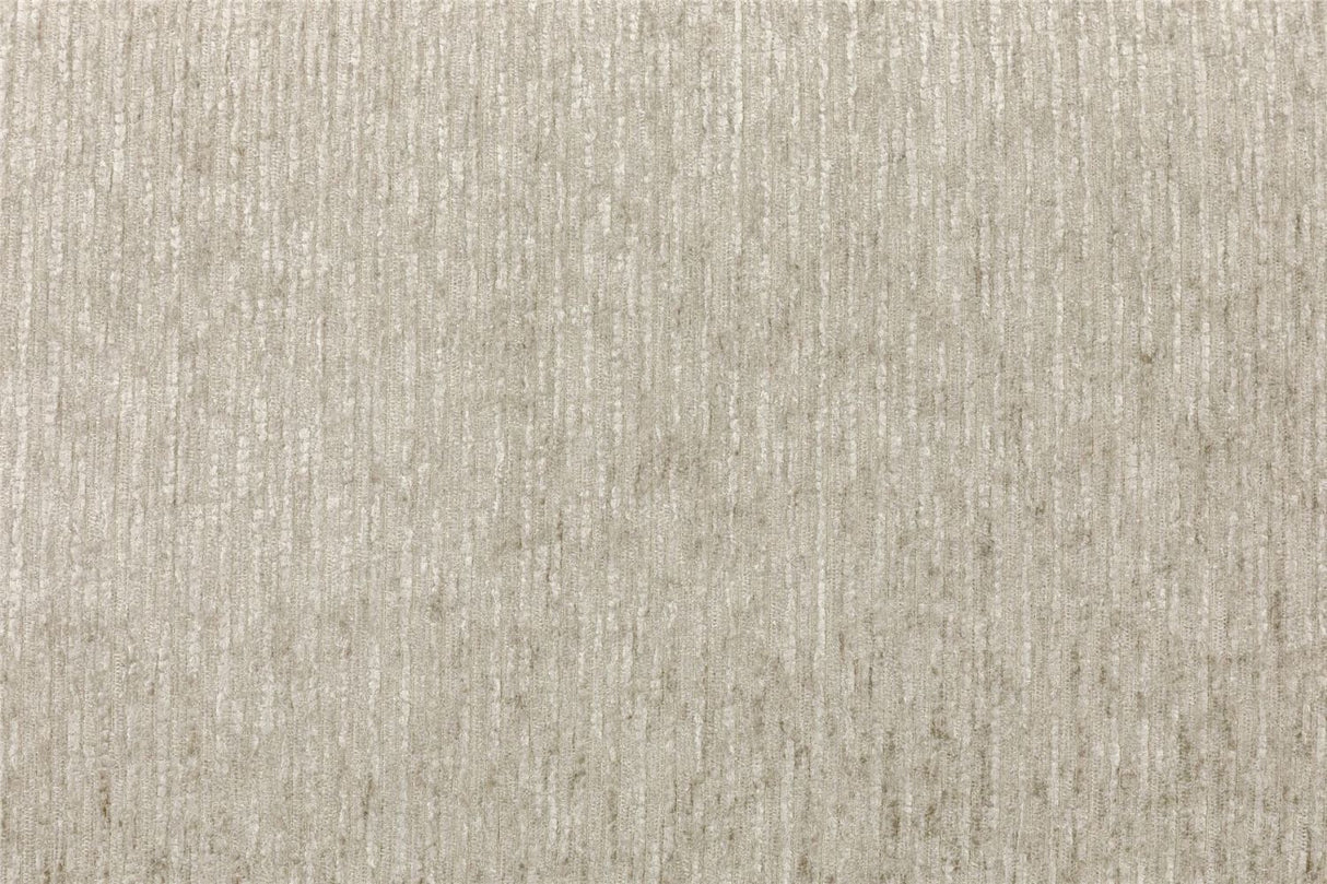 Beige Chenille Fabric Standard Back 3 Seater Sofa