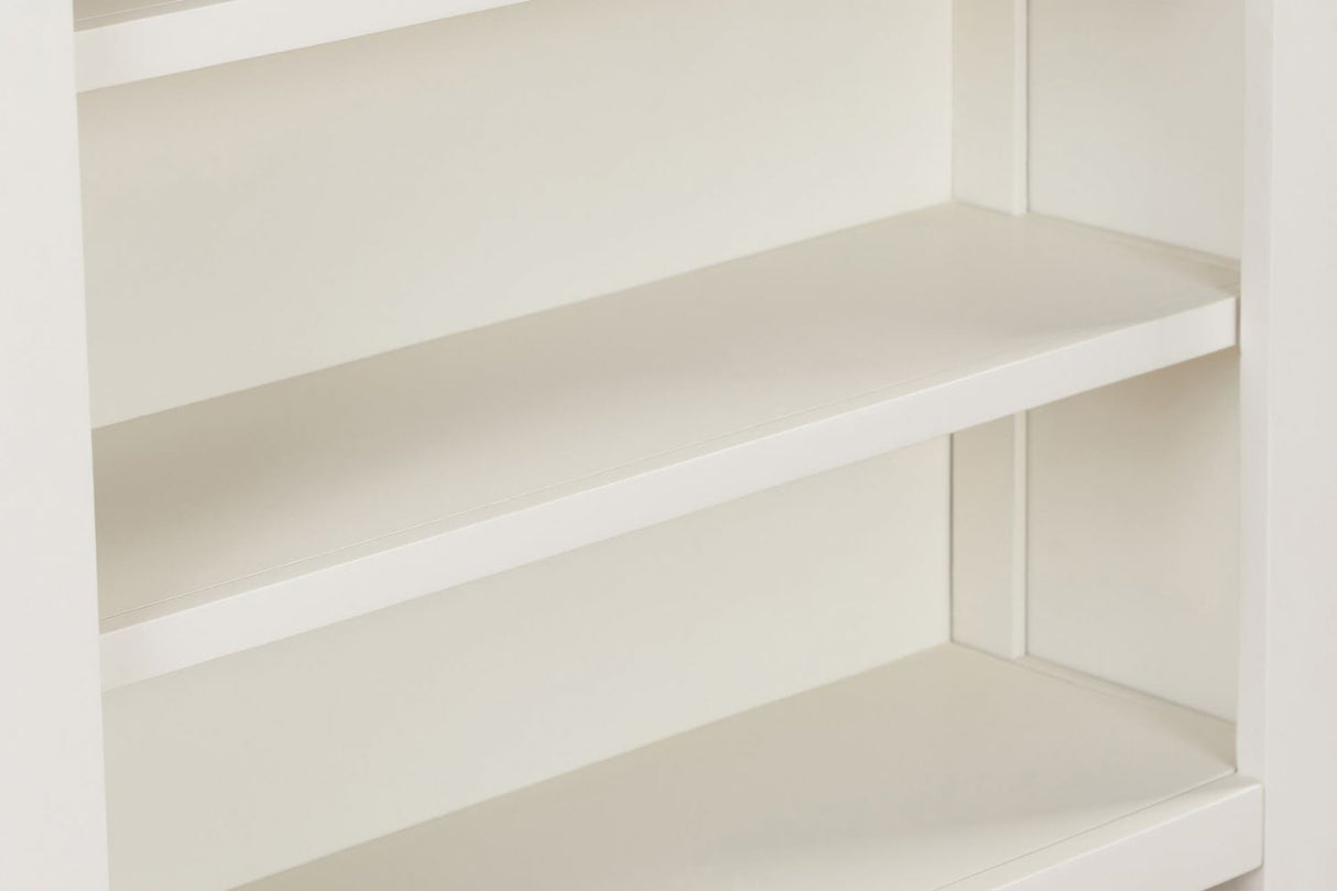 Cashmere Wooden Low Open Bookcase Oak Top