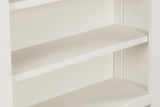 Cashmere Wooden Low Open Bookcase Oak Top