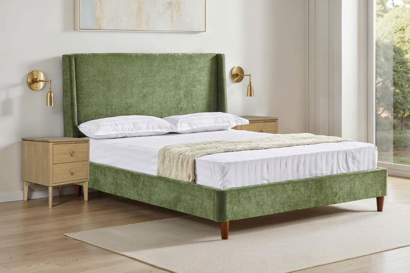 Rupert 4'6" Bed Olive