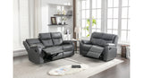 Belair 3+2 Seater Room Set With Manual Recliner - Grey