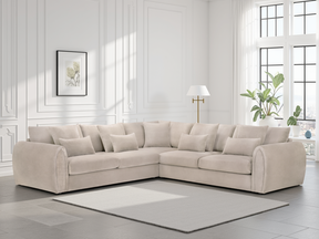 Mirabel Sofa Mocha Large Corner - Ready2Go Furniture
