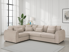 Mirabel Sofa Mocha Left Hand Facing Corner - Ready2Go Furniture