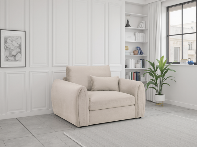 Mirabel Sofa Mocha Armchair - Ready2Go Furniture