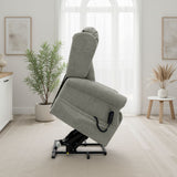 Grey Fabric Lift and Rise Electric Recline Armchair