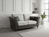 Bella Fullback Sofa Grey 2 Seater