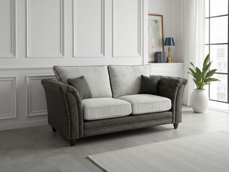 Bella Fullback Sofa Grey 2 Seater