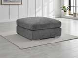 Naples Sofa Grey Footstool