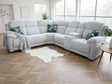 Owen Electric Recliner Sofa Beige Large Corner - Ready2Go Furniture