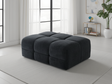 Jacob Sofa Black Footstool - Ready2Go Furniture