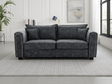 Serena Sofa Black 3 Seater - Ready2Go Furniture