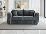Serena Sofa Black 2 Seater - Ready2Go Furniture