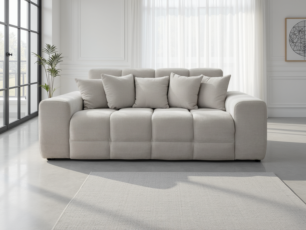 Jacob Sofa Natural 3 Seater - Ready2Go Furniture