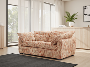 Quetta Sofa Rust/Beige 2 Seater - Ready2Go Furniture