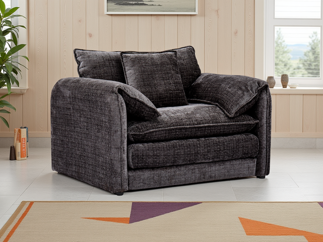 Solaya Sofa Black Armchair - Ready2Go Furniture