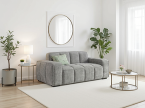 Paris Sofa Grey 2 Seater - Ready2Go Furniture