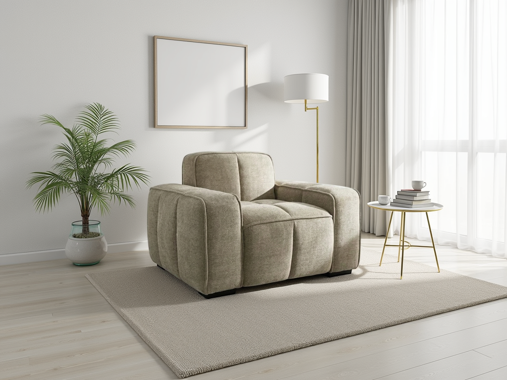 Paris Sofa Beige Armchair - Ready2Go Furniture