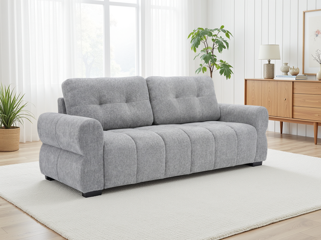 San Marino Sofa Grey 3 Seater - Ready2Go Furniture