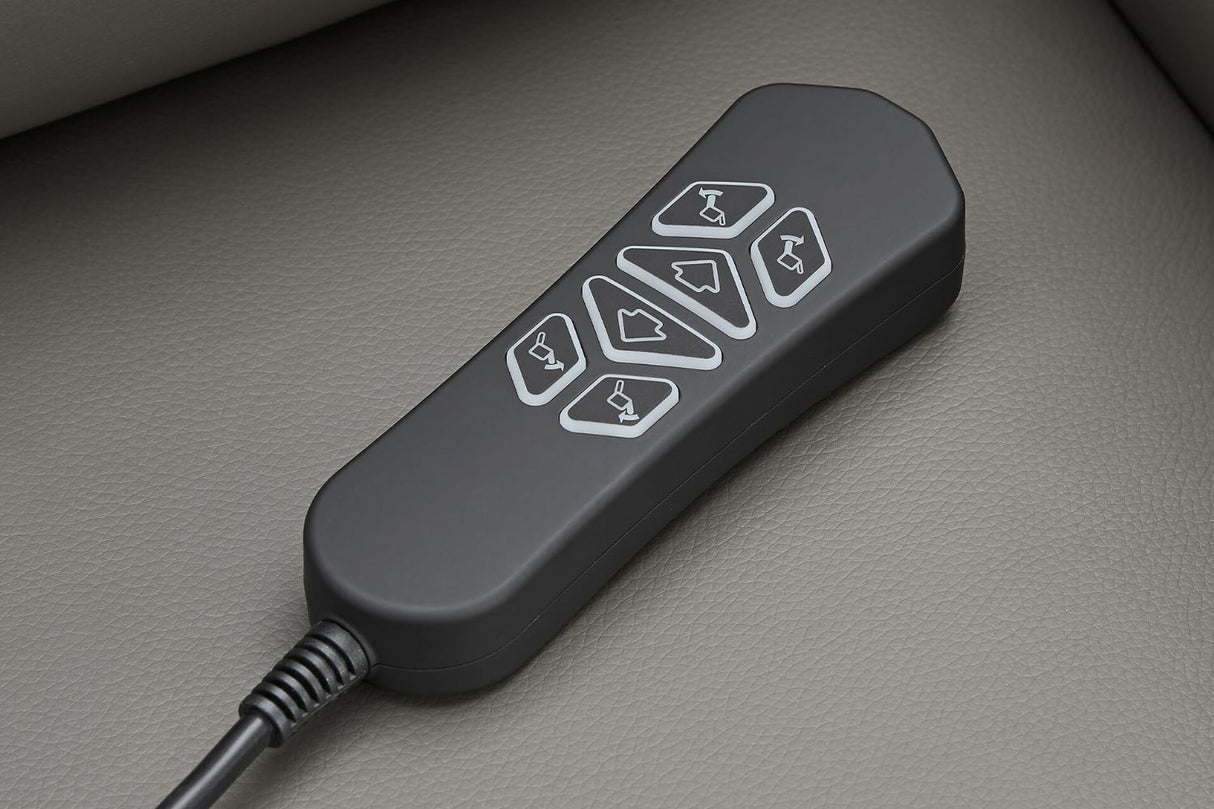 Ash Leather Lift and Rise Dual Motor Electric Recliner