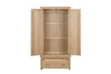 Marsden Wardrobe 2 Door Natural Oak (Nett)