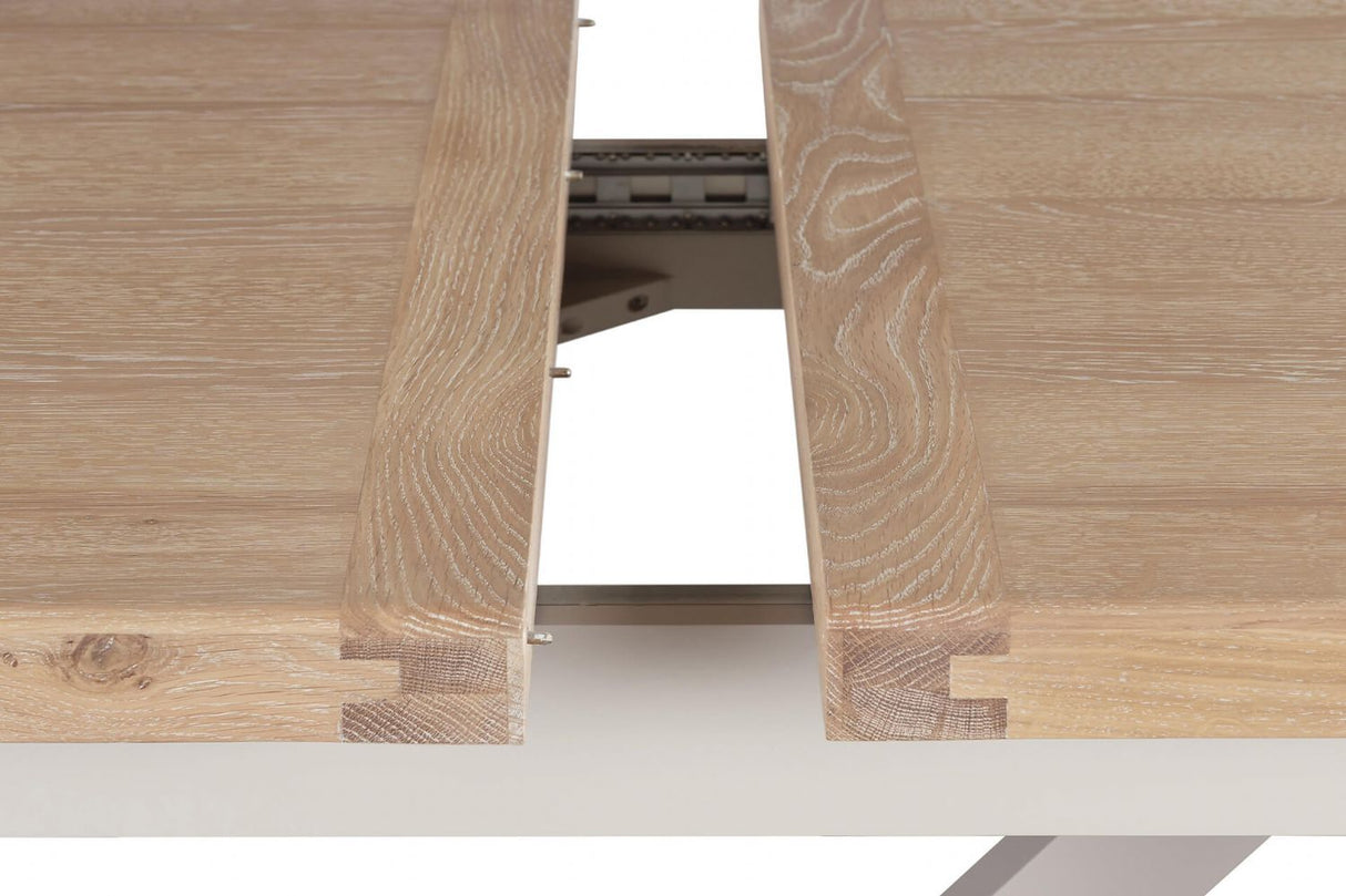 Doune Refectory Dining Table 19002350 Extending Taupe