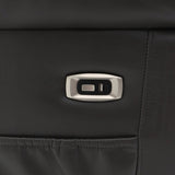 Grey Leather Effect 2 Seater Electric Recliner Sofa