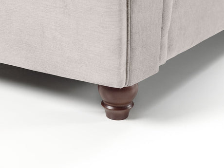 Stone Fabric Left Hand Facing Fullback Corner Sofa