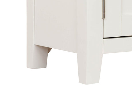 Cashmere Wooden 2 Door Small Sideboard with Oak Top