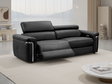 Somerville Electric Recliner Sofa Black 3 Seater - Ready2Go Furniture