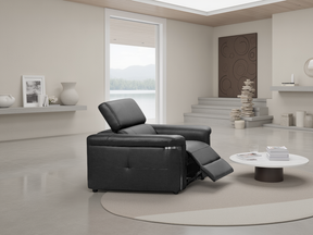 Somerville Electric Recliner Sofa Black Armchair - Ready2Go Furniture
