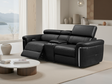 Somerville Electric Recliner Sofa Black 2 Seater - Ready2Go Furniture