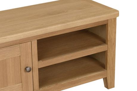 Natural Oak 1 Door Small TV Media Entertainment Unit