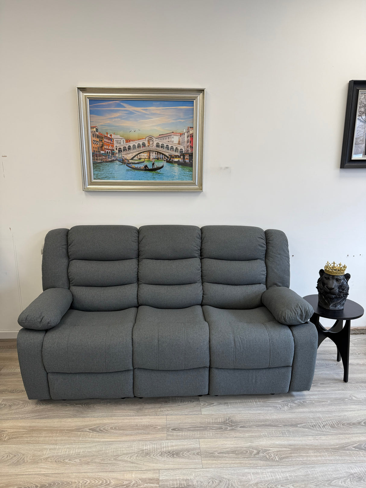Sorrento 3-Seater Fabric Recliner Sofa