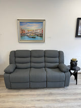 Sorrento 3-Seater Fabric Recliner Sofa
