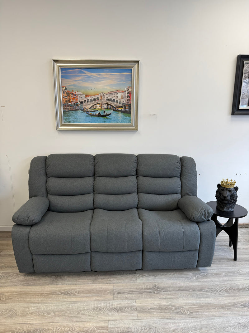 Sorrento 3-Seater Fabric Recliner Sofa