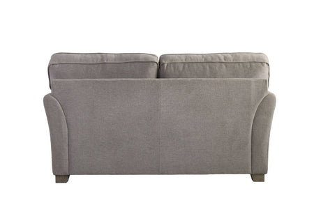 Natural Fabric Upholstered Standard Back 2 Seater Sofa