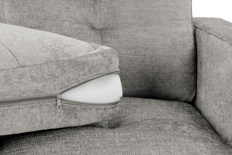 Santa Cruz 2 Seater Sofa – Stylish Grey Fabric Seating - Ready2GoFurniture 