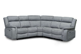 Linden Electric Recliner Sofa Grey Large Corner