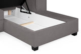 Pisa Sofabed Grey Universal Corner