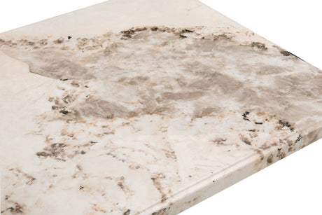 Mocha Gloss Marble 2m Large Rectangular Dining Table