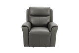Ash Leather Lift and Rise Dual Motor Electric Recliner