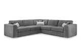 Naples Sofa Grey Large Corner
