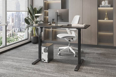 Dax Sit Stand Desk 1200 Black