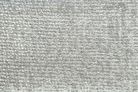 Silver Fabric Upholstered Textured Armchair Dark Legs