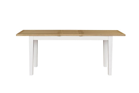 Cashmere Wooden Extending Dining Table Oak Top 160 to 200cm