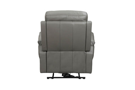 Modern Truffle Leather Electric Recliner Chair